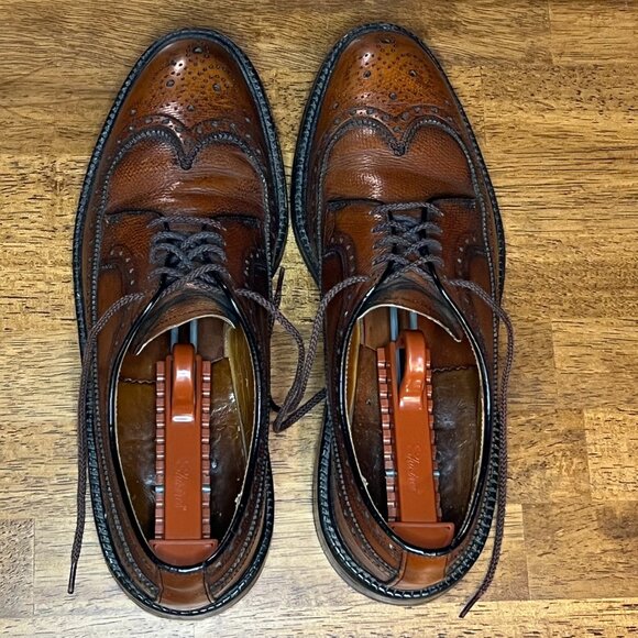 Vintage G.H. Bass & Co. Monograms Brown Leather Wingtip Lace Up Shoes Size 8M main image 10